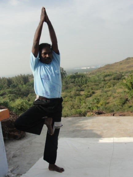 Vrikshasana pose