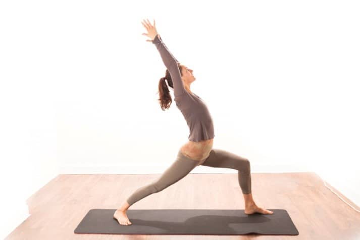 Virabhadrasana 1 pose