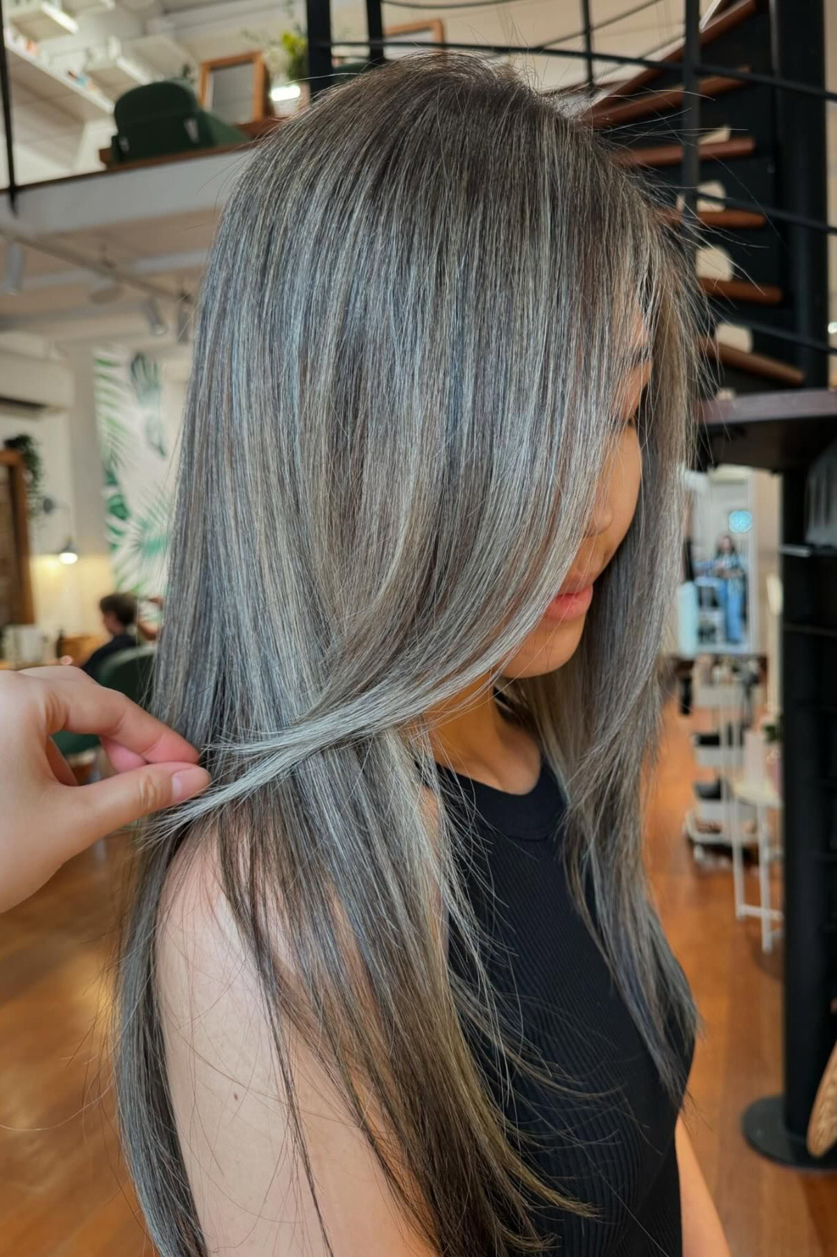 30 Gorgeous Grey Blending Highlights And Lowlights Ideas LaylaShine 30 Gorgeous Grey Blending Highlights And Lowlights Ideas LaylaShine