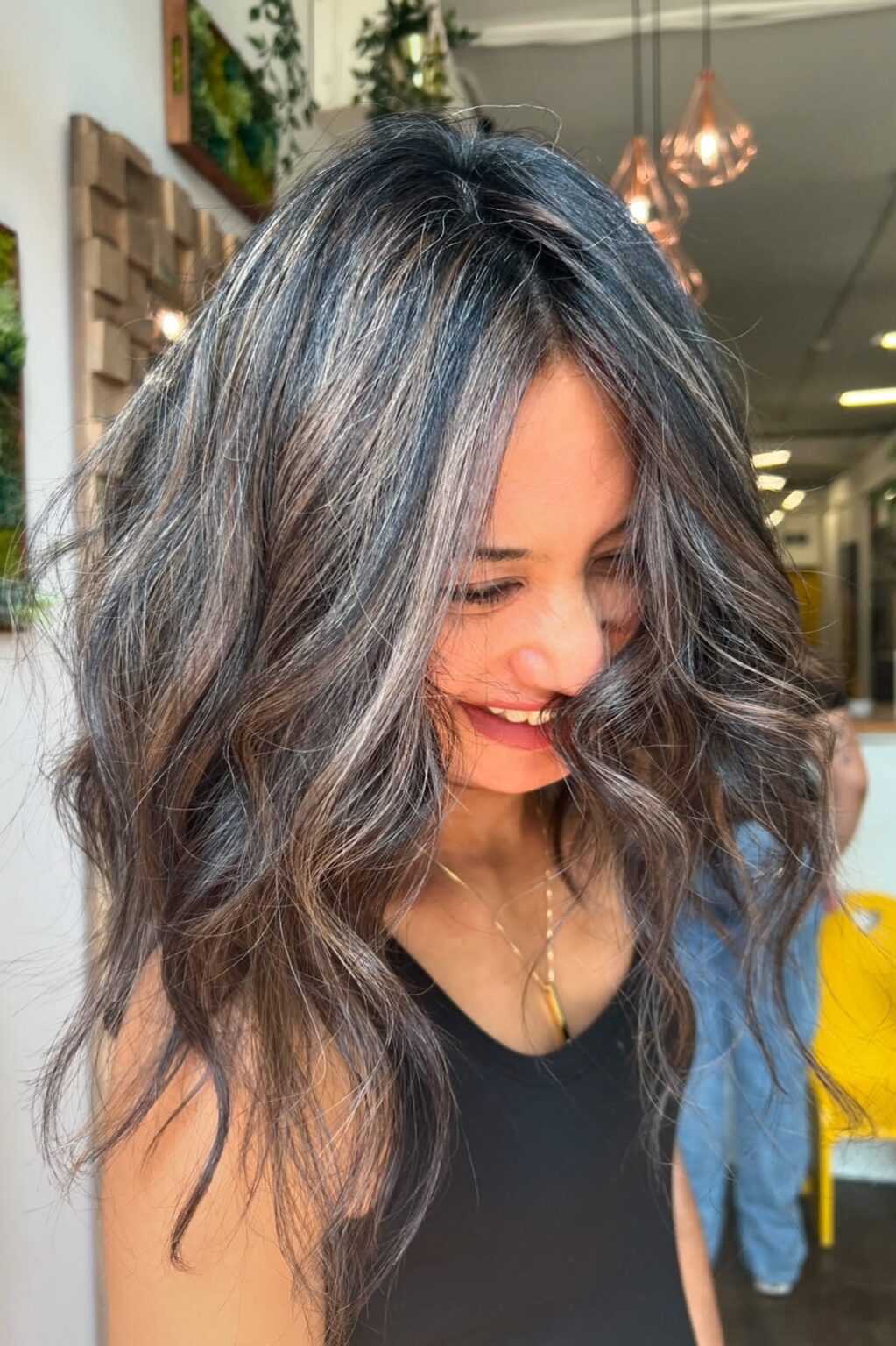 25 Beautiful Brunette Grey Blending Ideas For Women Of All Ages Flo 25 Beautiful Brunette Grey Blending Ideas For Women Of All Ages Flo