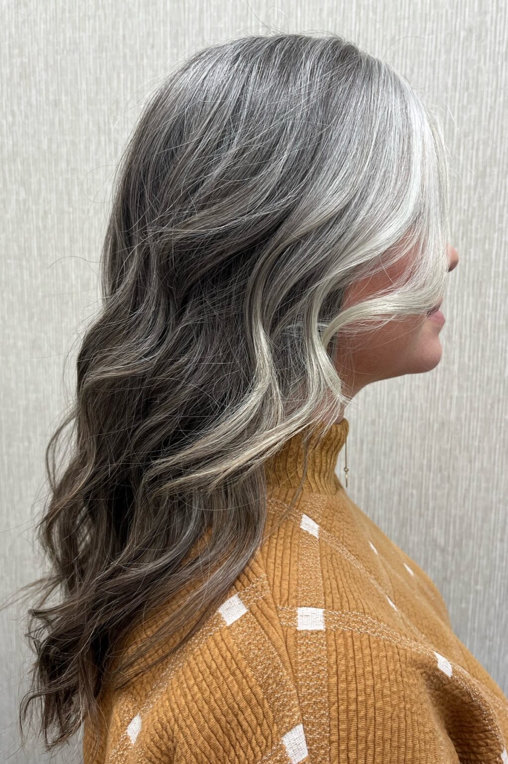 30+ Chic Silver Highlights and Gray Blending Ideas for Dark Hair (NEW ...