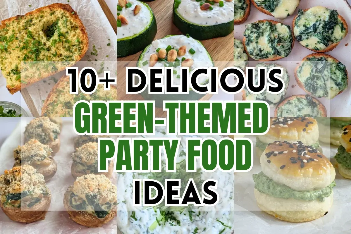 Green-themed party food ideas roundup post