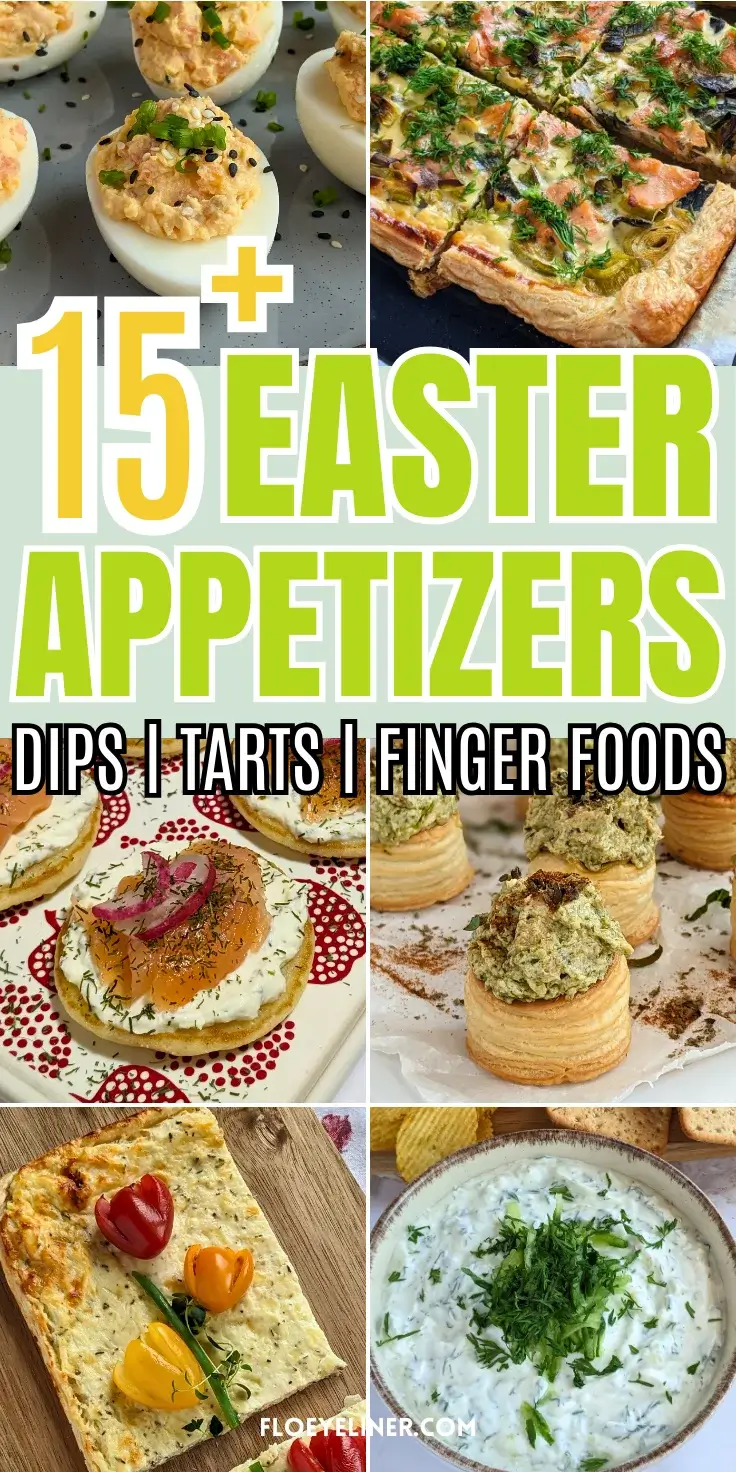 Roundup blog post of best Easter appetizers ideas.
