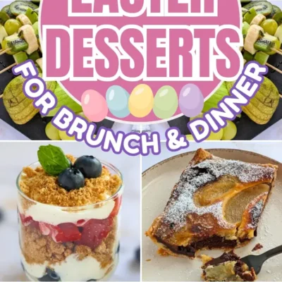 Roundup blog post of best Easter desserts ideas.