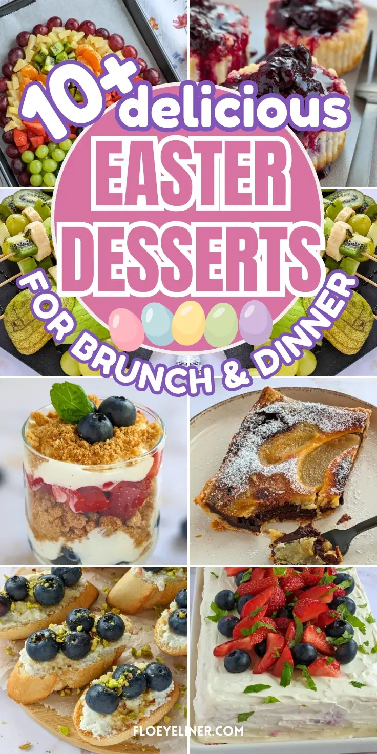 Roundup blog post of best Easter desserts ideas.