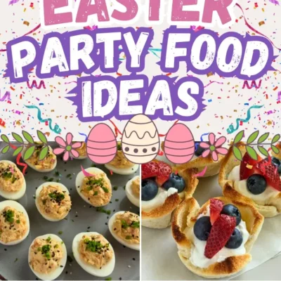 Roundup blog post of best Easter party food ideas.