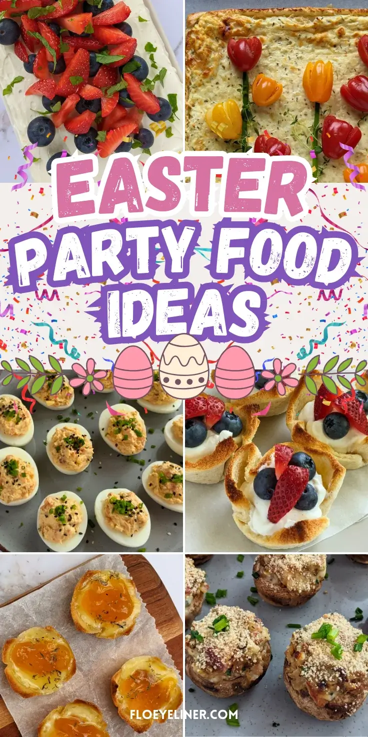 Roundup blog post of best Easter party food ideas.