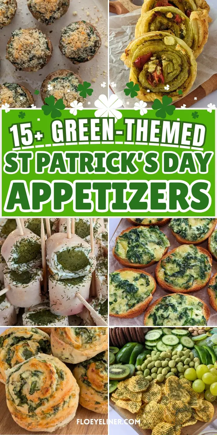 Roundup blog post of best St. Patrick's Day appetizers ideas.