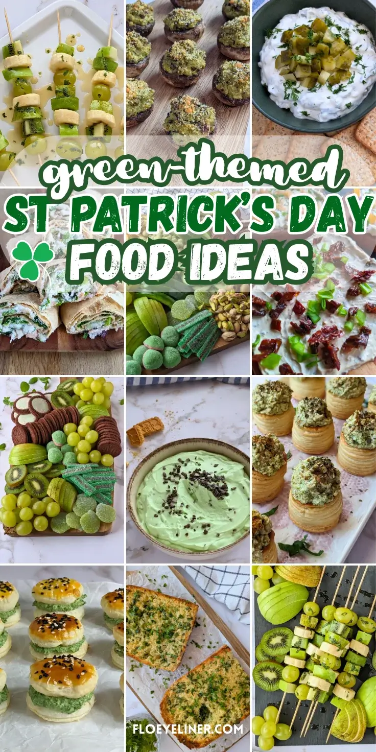 Roundup blog post of best St. Patrick's Day food ideas.