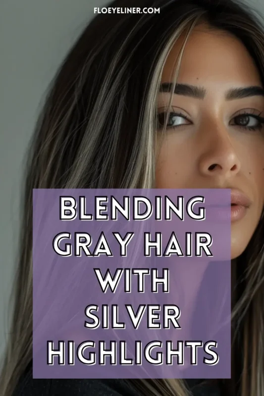 Pin on 30+ ways for blending gray hair with silver highlights.