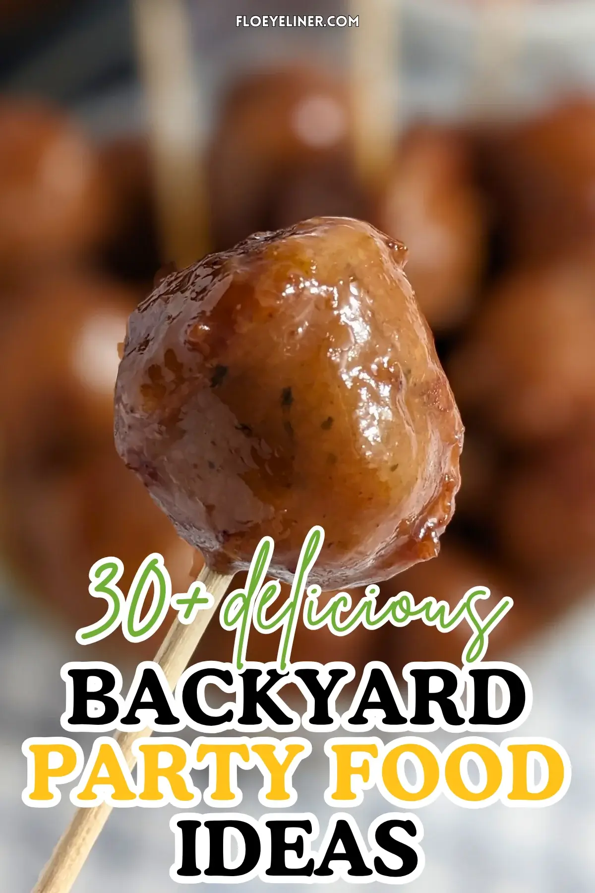 Cranberry Sausage Bites - sticky sausage appetizers made with pieces of fresh sausages, baked in the oven in a cranberry, sweet chili, soy sauce, and lime marinade.