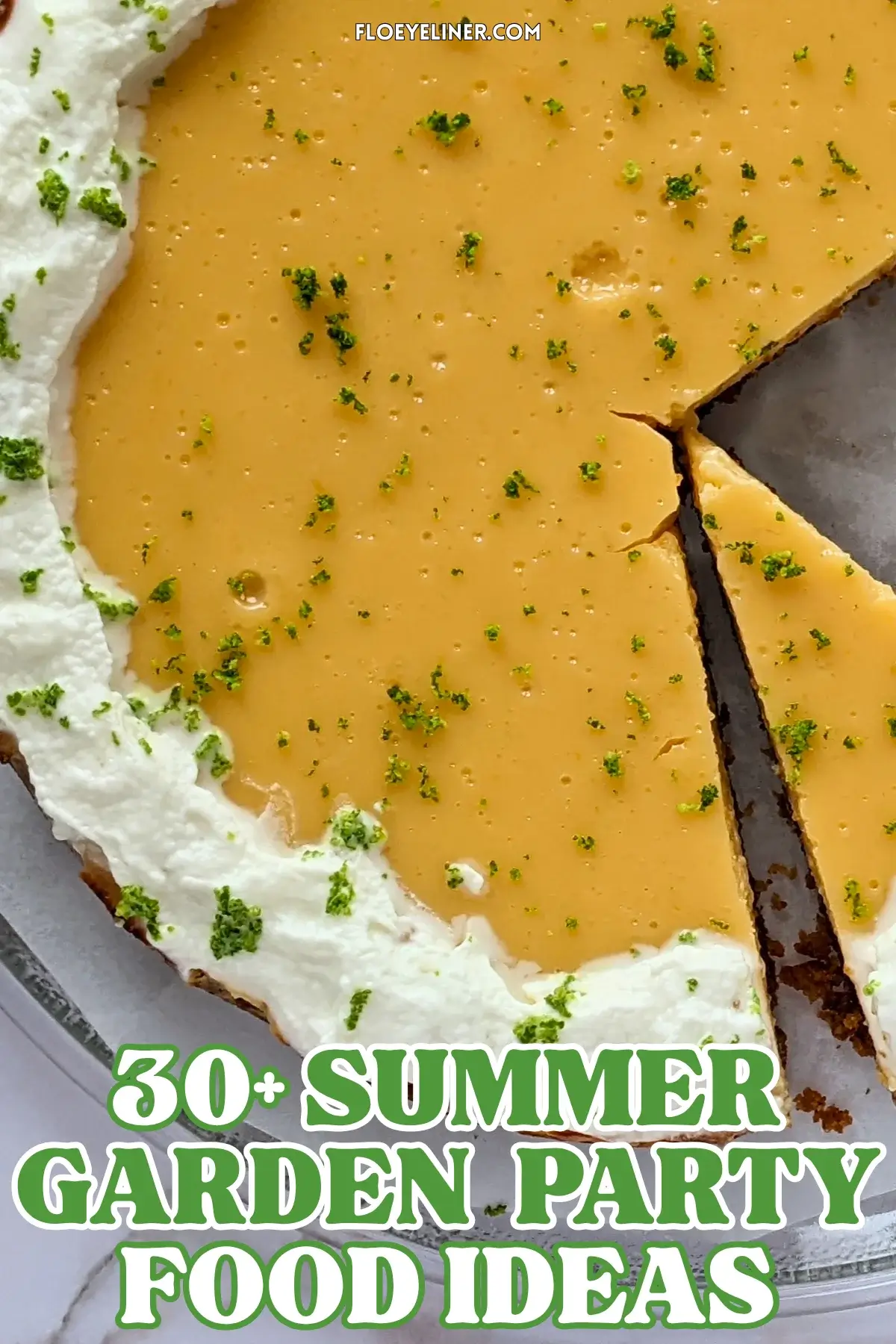 Easy Key Lime Pie - easy key lime pie made with a simple 3-ingredient filling of egg yolks, condensed milk, and key lime juice on a homemade graham cracker crust, garnished with fresh lime zest and whipped cream.