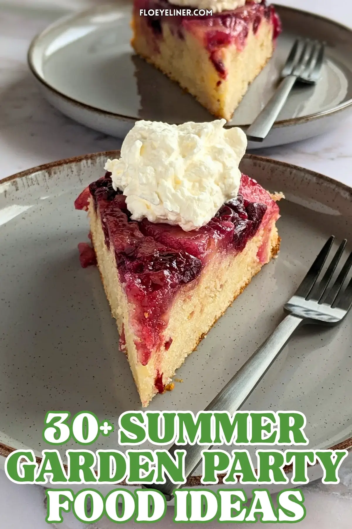 Pineapple Upside Down Cake With Black Cherries - easy upside down pineapple cake made with a freshly stewed black cherry, caramelized brown sugar, butter and pineapple topping and classic white cake batter.