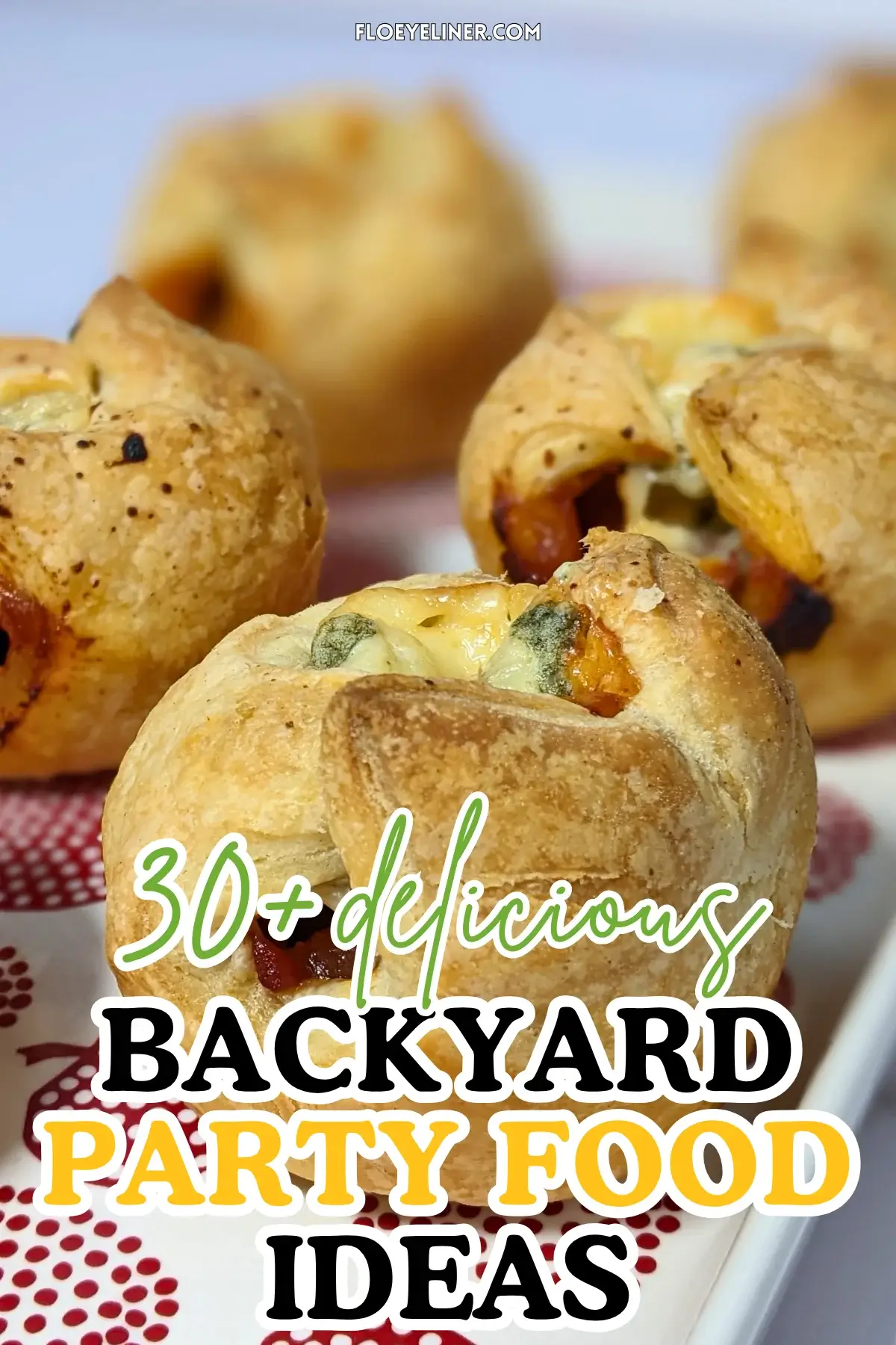 Prosciutto and Blue Cheese Puff Pastry Appetizers - savory puff pastry cups filled with sweet chili sauce, prosciutto and blue cheese.