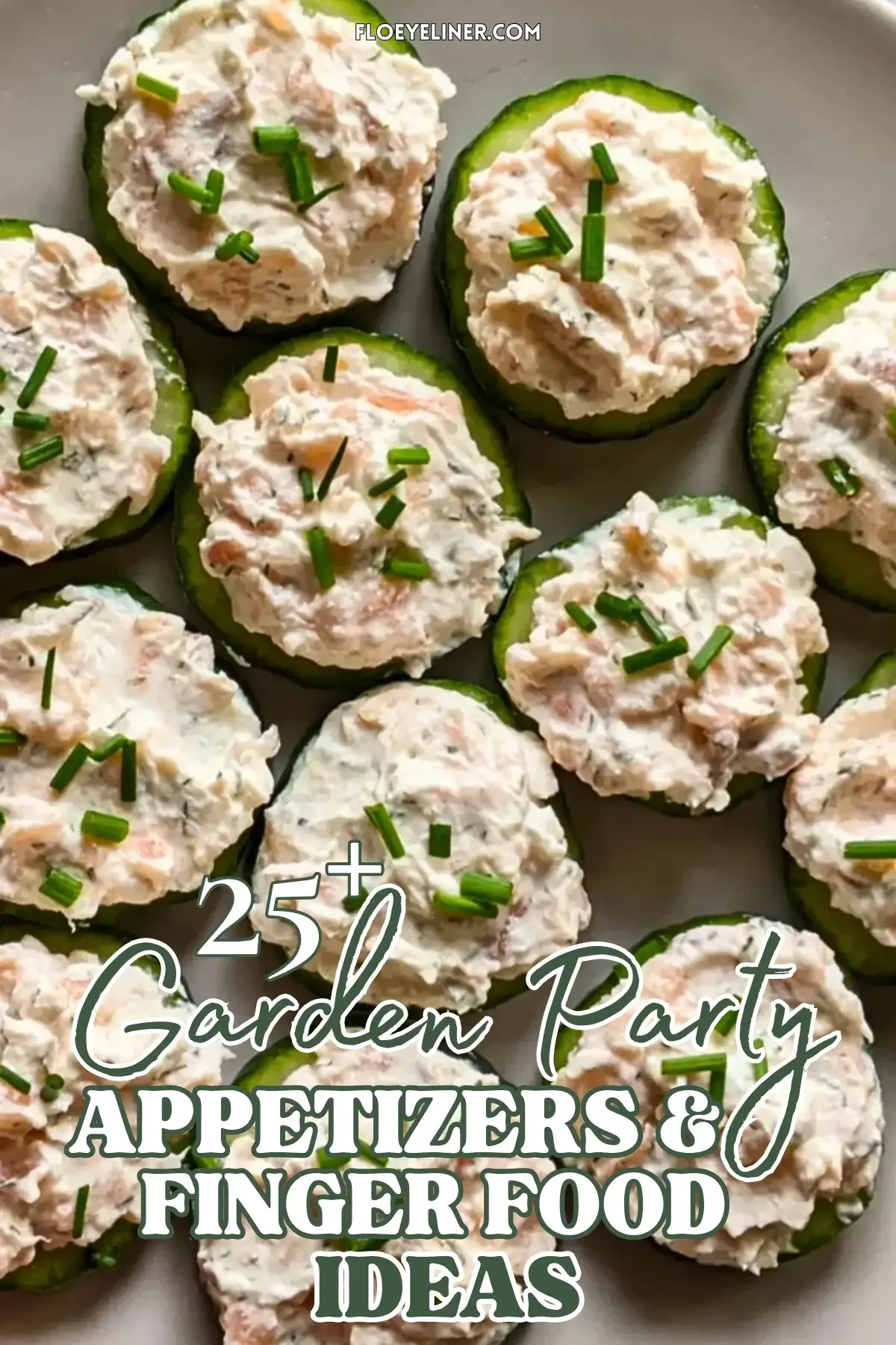 Smoked Salmon Cucumber Bites Appetizers - easy cucumber smoked salmon appetizers or snacks made with fresh cucumber rounds that are topped with a smoked salmon-lemon-chive-cream cheese spread.