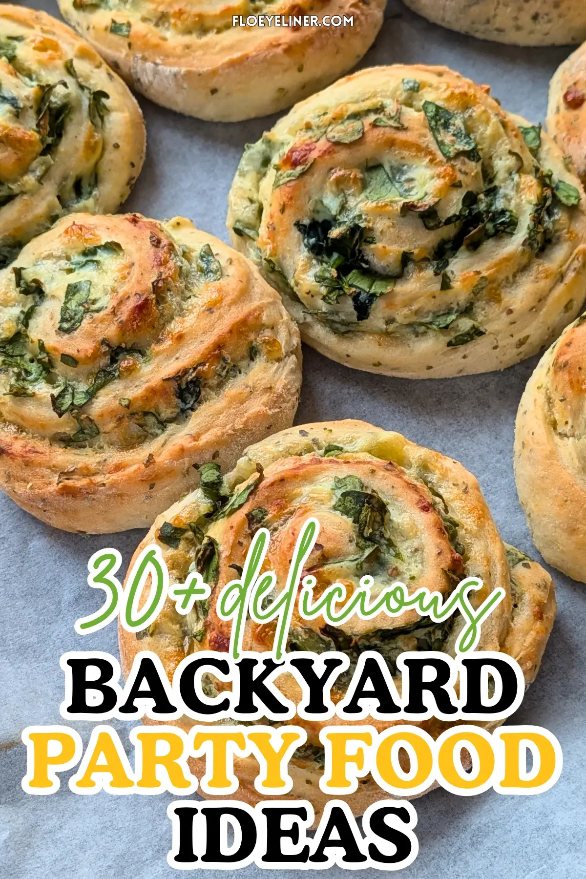 Spinach and Ricotta Rolls - appetizer rolls made with a savory homemade yeast dough and filled with a garlicky ricotta, parmesan, grated cheese, and fresh spinach mix.