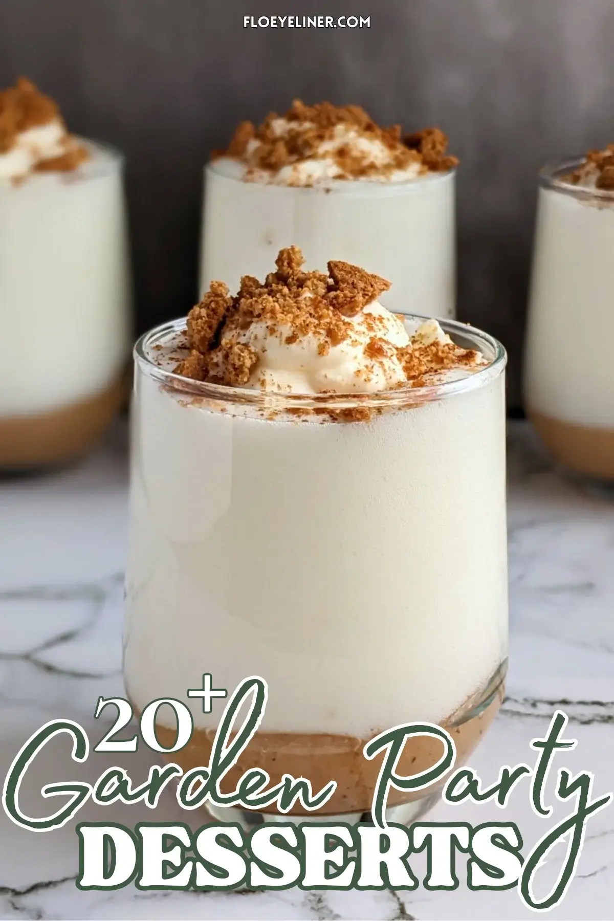 Apple Mousse Dessert - Apple mousse dessert - Fluffy apple mousse dessert with smooth, airy whipped egg whites on a bed of homemade apple sauce.