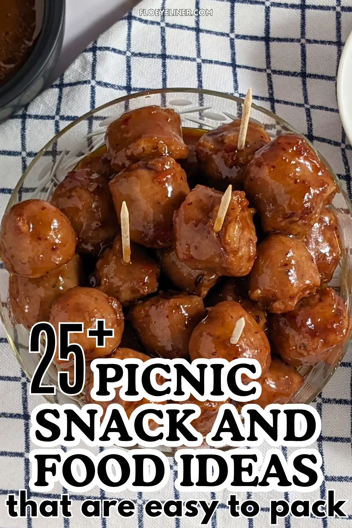 Cranberry Sausage Bites - sticky sausage appetizers made with pieces of fresh sausages, baked in the oven in a cranberry, sweet chili, soy sauce, and lime marinade.
