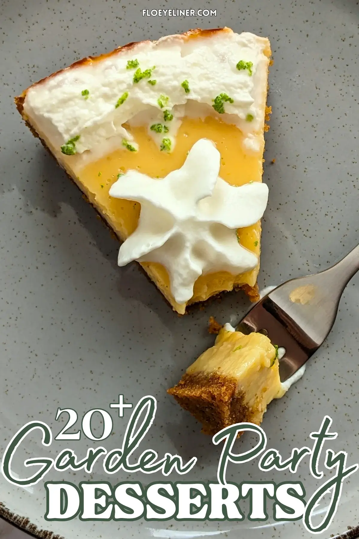Easy Key Lime Pie - easy key lime pie made with a simple 3-ingredient filling of egg yolks, condensed milk, and key lime juice on a homemade graham cracker crust, garnished with fresh lime zest and whipped cream.