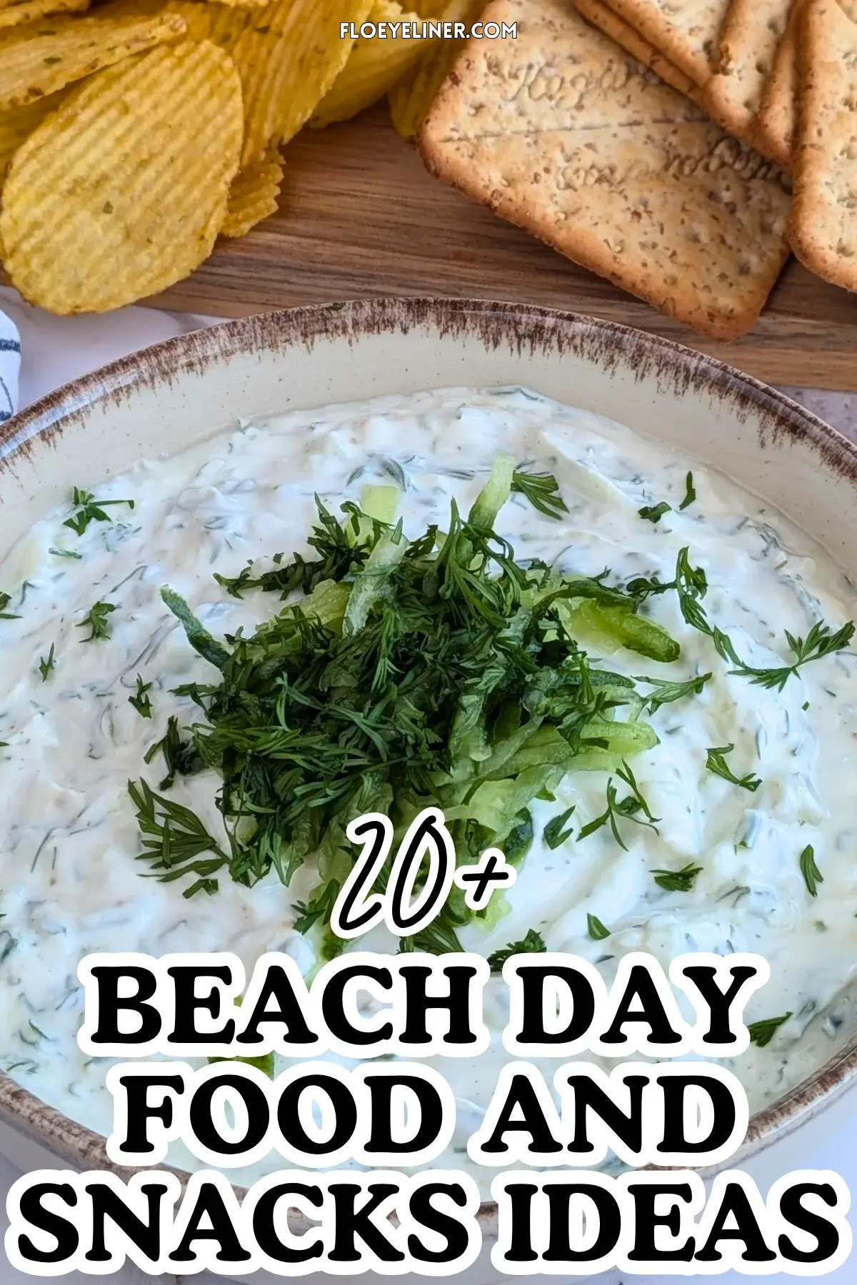 Homemade Tzatziki Sauce - authentic Greek yogurt dip made with grated cucumber, fresh mint, fresh dill, a bit of olive oil, and freshly pressed garlic.