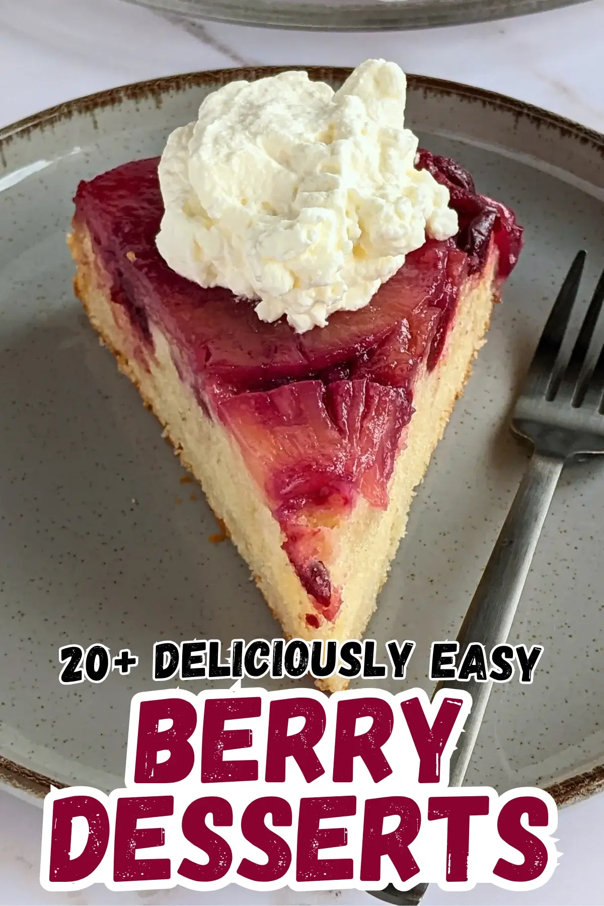 Pineapple Upside Down Cake With Black Cherries - easy upside down pineapple cake made with a freshly stewed black cherry, caramelized brown sugar, butter and pineapple topping and classic white cake batter.